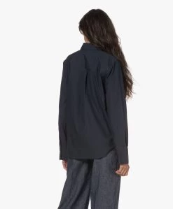 Closed Katoenen Poplin Overhemdblouse - Dark Night -Kleding Series Winkel 230201 fca516a6 694e 4f39 a944 8a7989440be2