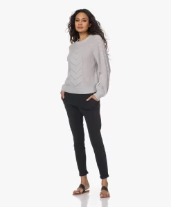 Plein Publique La Frederique Ajour Alpaca-Wolmix Trui - Zilvergrijs -Kleding Series Winkel 230202 00ec206b 30ee 40ab bbe6 d3f159256d28 scaled