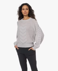 Plein Publique La Frederique Ajour Alpaca-Wolmix Trui - Zilvergrijs -Kleding Series Winkel 230202 6e59f6b3 8780 4bea 9519 f444916eb7e6 scaled