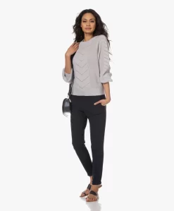 Plein Publique La Frederique Ajour Alpaca-Wolmix Trui - Zilvergrijs -Kleding Series Winkel 230202 ac163871 a4ee 422b aa51 f80b7d9cd620 scaled