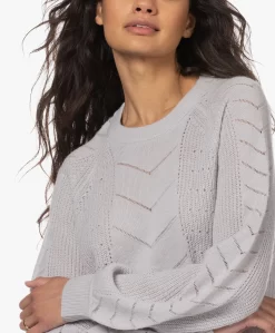 Plein Publique La Frederique Ajour Alpaca-Wolmix Trui - Zilvergrijs -Kleding Series Winkel 230202 fc34ff8f a960 4d3d a2f1 21345f88d228 scaled