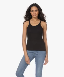 Zadig & Voltaire Alba Wing Rib Tanktop - Zwart -Kleding Series Winkel 230207 051e12c7 8601 4782 a9d3 f990e44c3d91 scaled