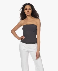 Japantky Bumpy Strapless Travel Jersey Top - Donkergrijs -Kleding Series Winkel 230208 e4efdb9a 85a8 4602 824f b944a137d315 scaled