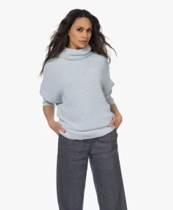 Sibin/Linnebjerg Tut Trui Met Gedrapeerde Col - Lichtblauw -Kleding Series Winkel 230208 e4f51783 ff28 48a6 a125 1fce17882cda scaled