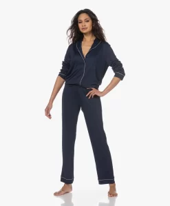Hanro Natural Comfort Tencel Pyjamaset - Deep Navy -Kleding Series Winkel 230213 d2a1f2d7 0c41 4edc 895d 403b591b9fcb scaled