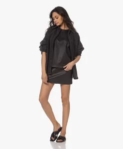 Enes Antwerp Shanna Leren Mini Rok - Zwart -Kleding Series Winkel 230215 89d79af3 1e08 4007 8adc 5d4dedcab3fe scaled