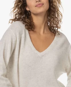 American Vintage Razpark Fijn Gebreide Wolmix V-Hals Trui - Multimelange Ecru -Kleding Series Winkel 230220 676b58cf 80bc 45f8 aae8 95087a70e012 scaled