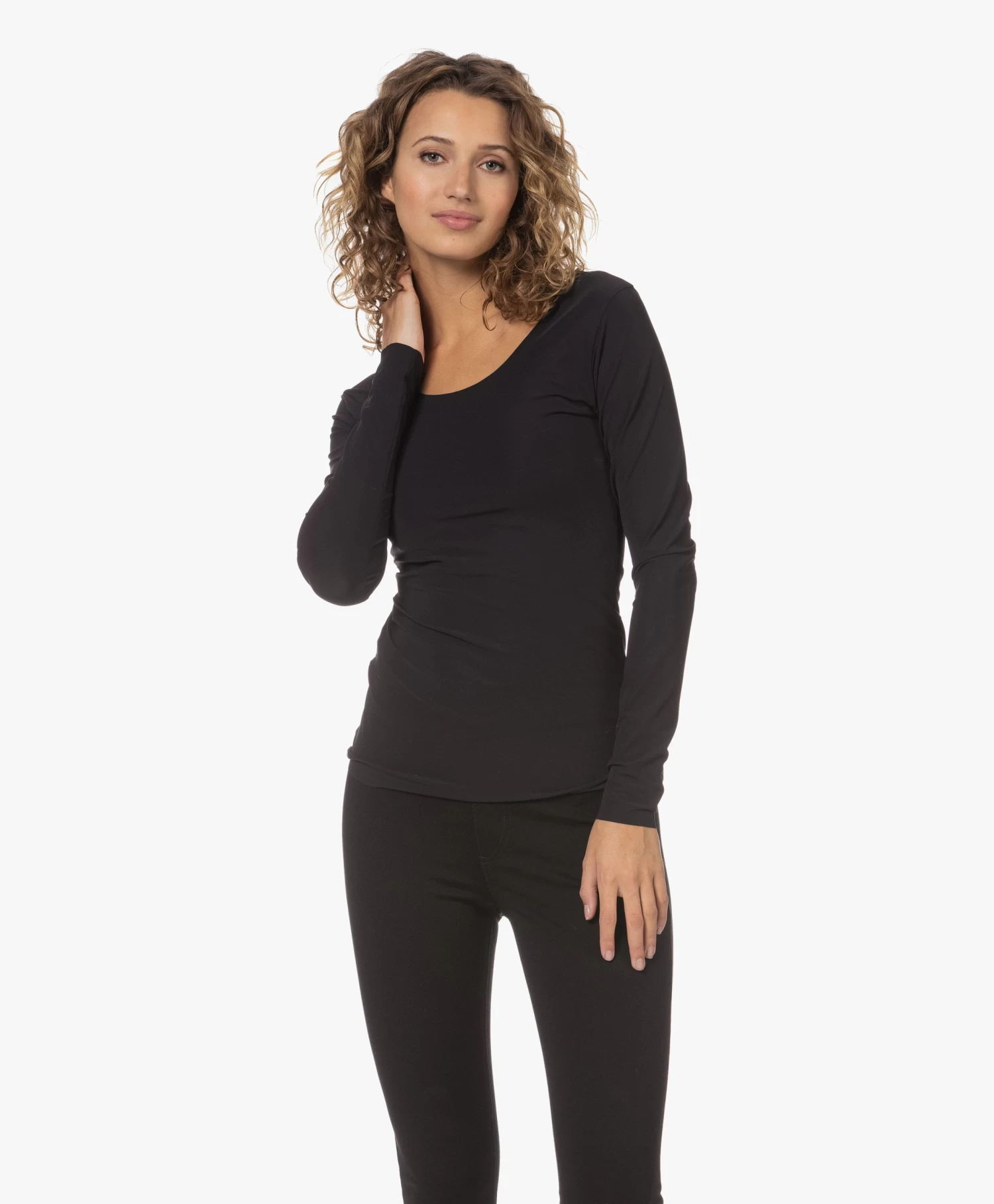 Japantky Tiyo Reversible Jersey Longsleeve - Zwart 3 Japantky Tiyo Reversible Jersey Longsleeve - Zwart - Afbeelding 3