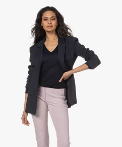 Resort Finest Wolmix Blazer - Navy