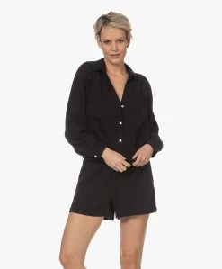 Rails Lauren Katoenen Mousseline Overhemd - Zwart -Kleding Series Winkel 230222 a8be1947 2e02 42ad 8ca6 2cb0c1c1e337