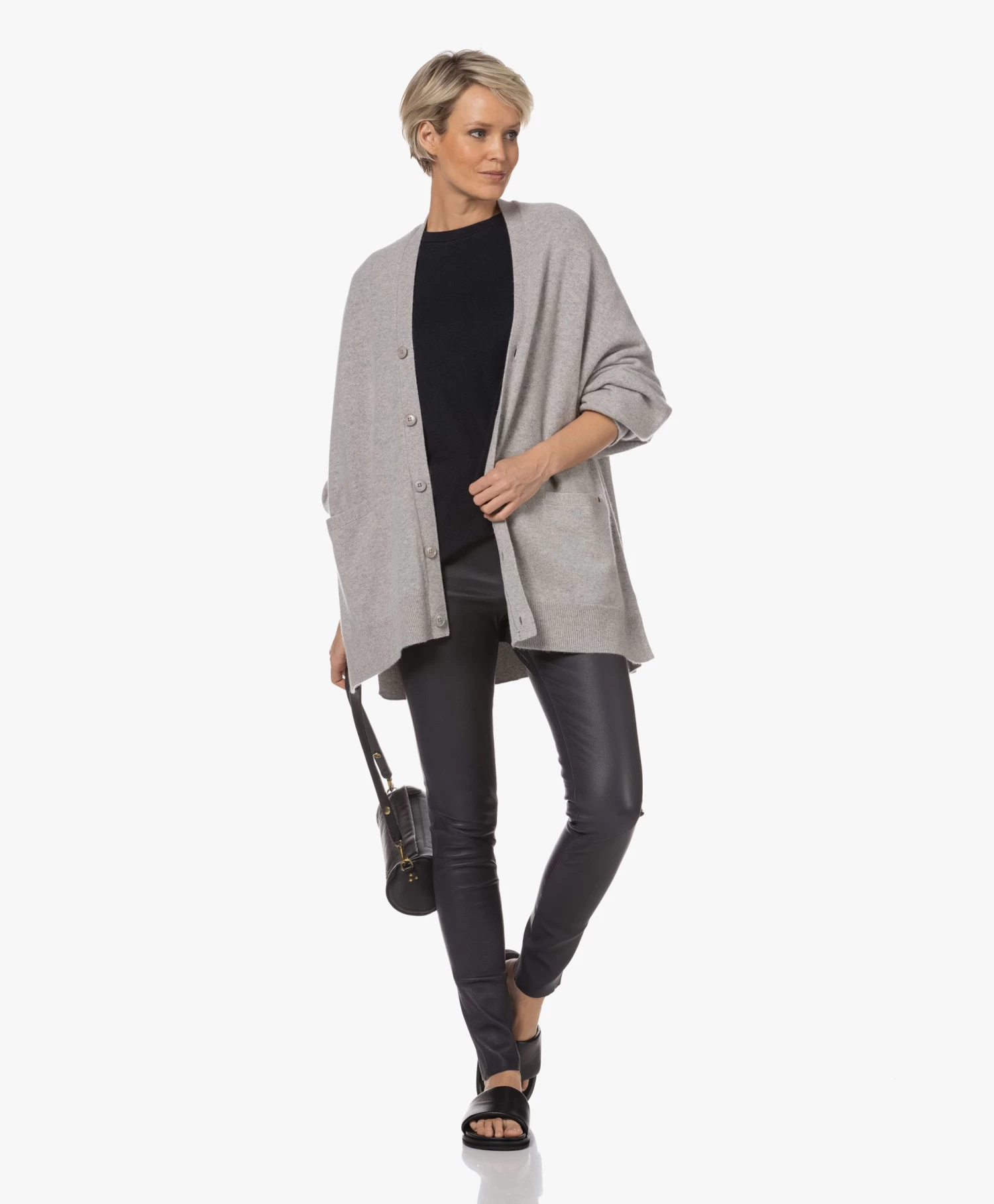 Enes Antwerp Angel Stretch Leren Legging - Navy 8 Enes Antwerp Angel Stretch Leren Legging - Navy - Afbeelding 8