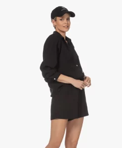 Anine Bing Jeremy Baseball Pet - Zwart -Kleding Series Winkel 230222 cd8b30bd 87cf 4438 8f8b ff155eab9efc scaled