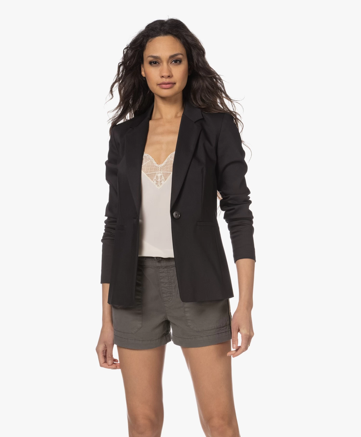 Drykorn Golders Katoenmix Blazer - Zwart 12 Drykorn Golders Katoenmix Blazer - Zwart - Afbeelding 12