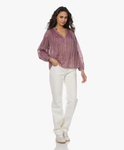 Vanessa Bruno Nipoa Gestreepte Blouse - Multico/Rose -Kleding Series Winkel 230228 94e56715 dcc7 47e7 87b8 3f49bb1448b0