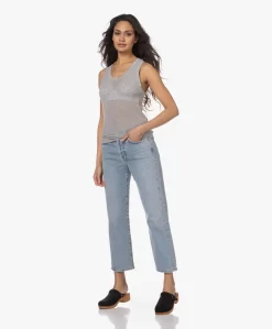 Extreme Cashmere N°271 Katoen-Cashmere Mesh Top - Grijs -Kleding Series Winkel 230228 f986c358 2bf6 4b17 8ec7 cd318164b37a scaled