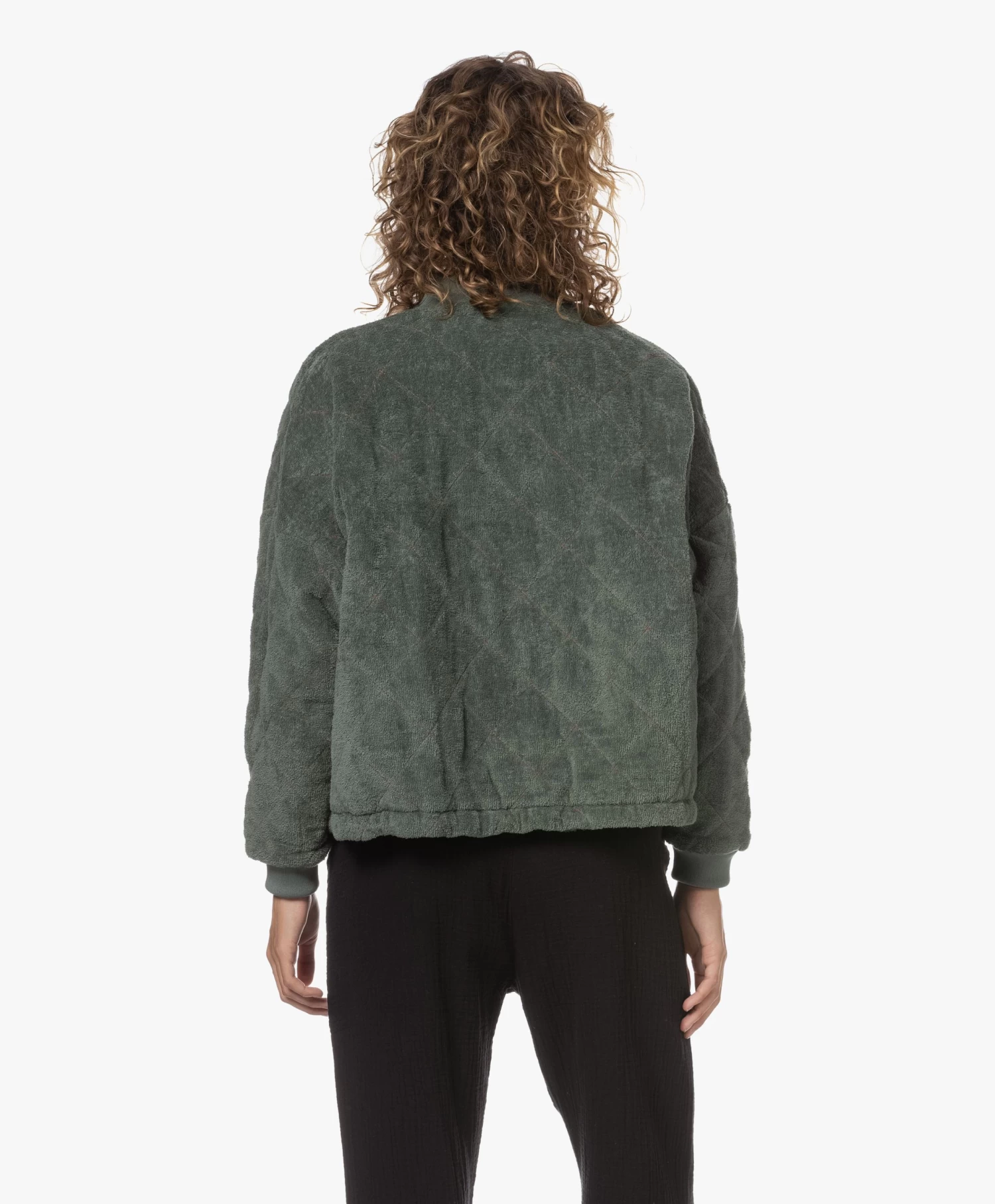 Baindoux Sunset Reversible Bomberjack - Olive 11 Baindoux Sunset Reversible Bomberjack - Olive - Afbeelding 11