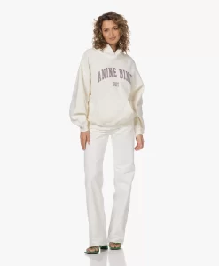 Anine Bing Harvey Logo Capuchontrui - Off-White/Paars -Kleding Series Winkel 230301 29ddb07f 33c5 418b 9f99 1356c56cbeaa scaled