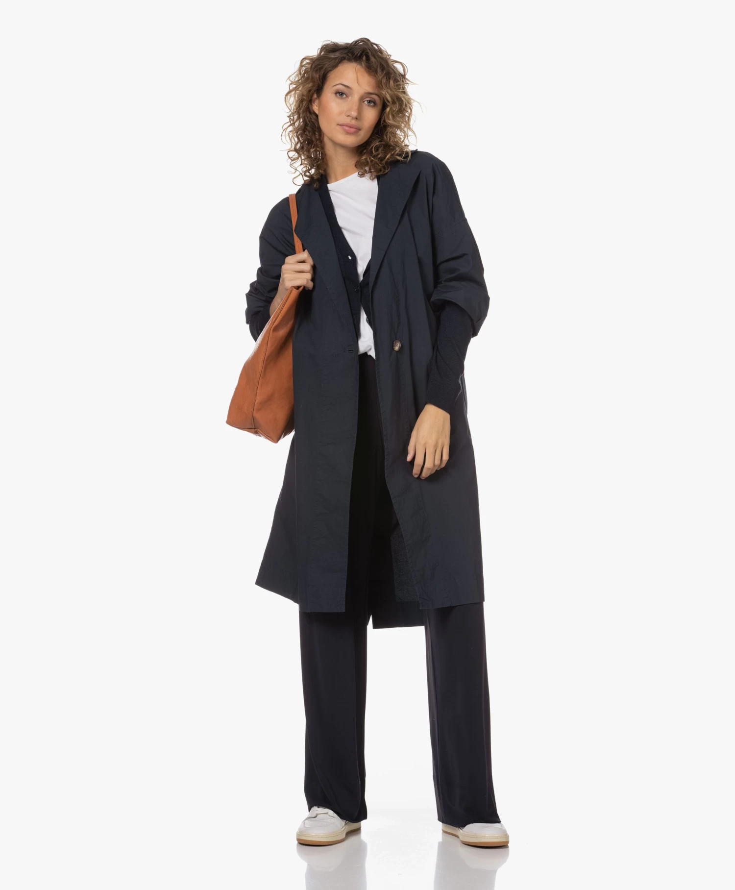 No Man'S Land Crêpe Broek Met Rechte Pijpen - Dark Sapphire 13 No Man'S Land Crêpe Broek Met Rechte Pijpen - Dark Sapphire - Afbeelding 13