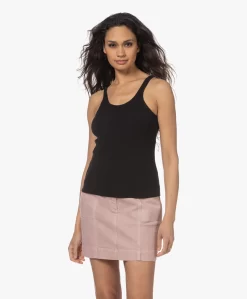 Anine Bing April Bio-Katoenen Tanktop - Zwart