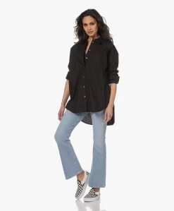 Drykorn Aake Oversized Poplin Overhemd - Zwart -Kleding Series Winkel 230302 75f9e1dc 8974 4cf1 a214 220847bd4da9
