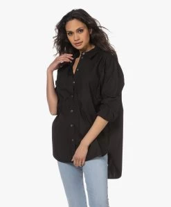 Drykorn Aake Oversized Poplin Overhemd - Zwart -Kleding Series Winkel 230302 82ad97dd 1a47 4e2d a3f5 2d1f24c57192