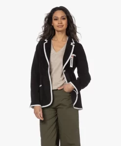 Baindoux Darling Jackie French Terry Blazer - Zwart/Wit -Kleding Series Winkel 230302 a3c1be5f 4b88 44d8 ab08 d056b70b8387 scaled