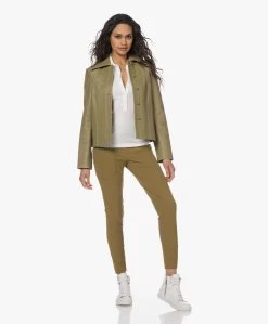 Closed Rib Jersey Polo T-Shirt - Ivoor -Kleding Series Winkel 230303 1176b740 9d20 49f8 8a1b f8bbf0824e63