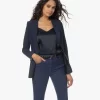 Japantky Yuu Getailleerde Blazer - Navy