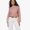 Plein Publique La Marseille Kanten Blouse - Rose