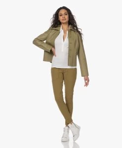 Closed Rib Jersey Polo T-Shirt - Ivoor -Kleding Series Winkel 230303 79638e23 79ae 4619 9c4f 0a8235a5457b