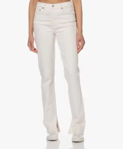 Re/Done 70S High Rise Skinny Boot Jeans - Vintage White