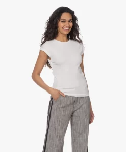 Closed Rib Jersey T-Shirt Met Kapmouwen - Ivoor -Kleding Series Winkel 230303 d6bf0977 8be7 41e5 be25 d7aa69ea7d76 scaled