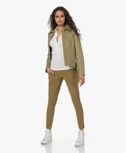 Closed Rib Jersey Polo T-Shirt - Ivoor -Kleding Series Winkel 230303 eb91a90d 1de8 4442 8caa 91a0748513c7