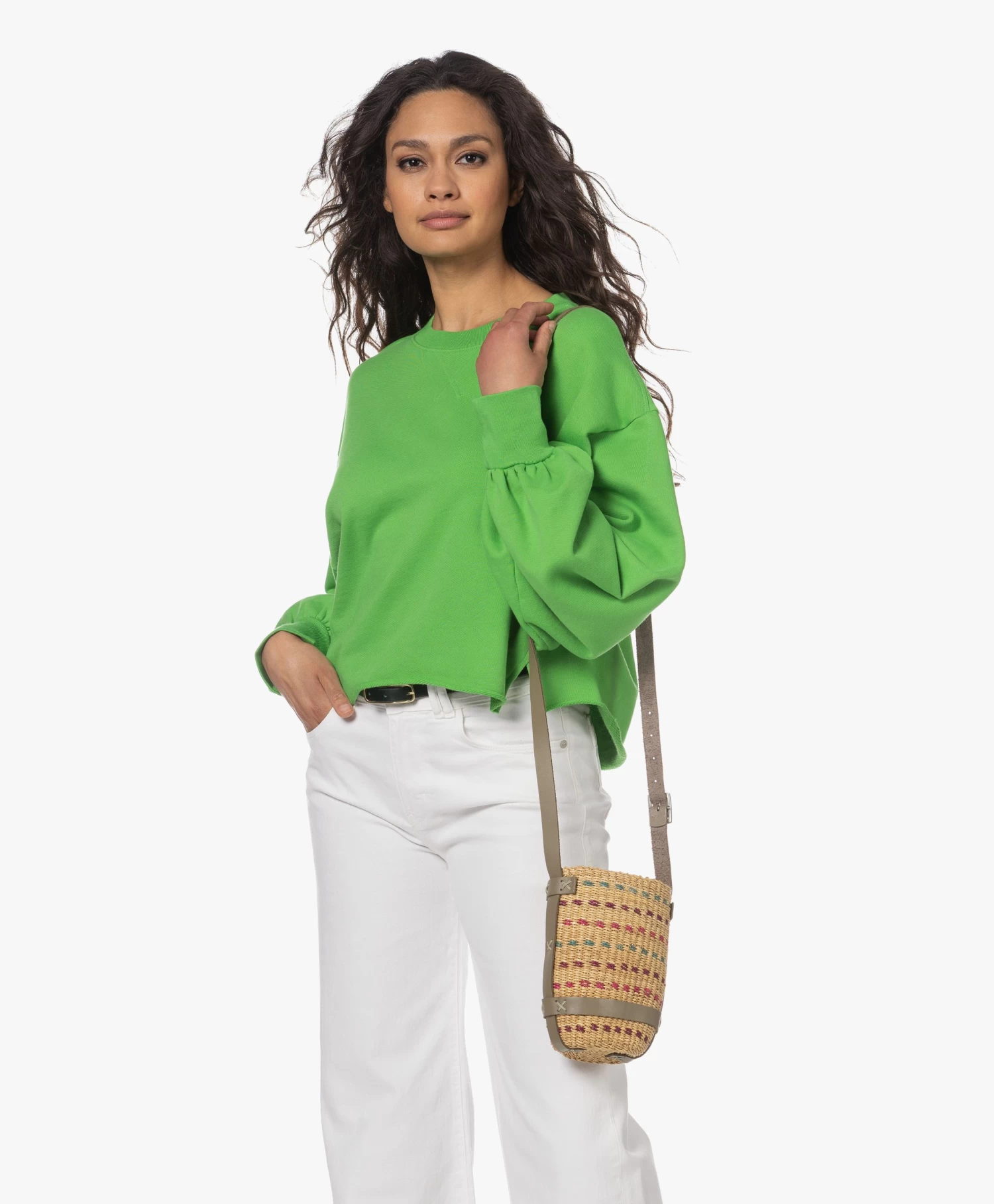 Closed Smalle Leren Riem - Green Patina 13 Closed Smalle Leren Riem - Green Patina - Afbeelding 13