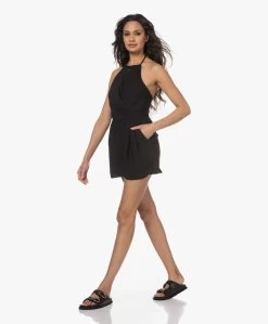 Iro Pobea Crêpe Halter Playsuit - Zwart -Kleding Series Winkel 230306 f1b8c3ba 54f7 4252 a0c2 32dfed618b71