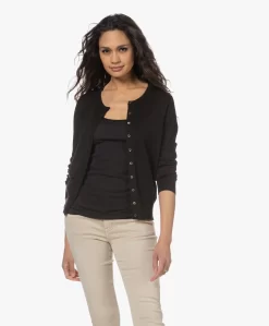 Repeat Katoenmix Doorknoopvest - Zwart -Kleding Series Winkel 230308 aa559176 9d46 43ad b840 1d6c3c71e38a scaled