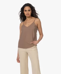 Japantky Tanka Travel Jersey Spaghetti Top - Nougat