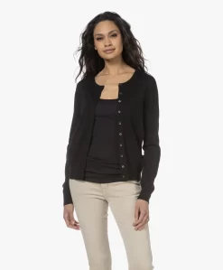 Repeat Katoenmix Doorknoopvest - Zwart -Kleding Series Winkel 230308 d3990411 2154 419b 8b85 1b6819d82fdc scaled