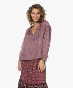 Vanessa Bruno Nipoa Gestreepte Blouse - Multico/Rose -Kleding Series Winkel 230309 03d8e358 b271 4e81 85db c0ed8595ce7b