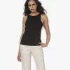 By Malene Birger Amani Rib Tanktop - Zwart