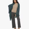 Manos Del Uruguay Merino Wolmix Poncho - Zeegroen