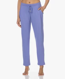 Hanro Sleep & Lounge Jersey Broek - Gemstone Blue