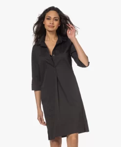 Lasalle Katoenmix Blousejurk - Zwart -Kleding Series Winkel 230314 dd030106 d570 4b2c 878b f4310063c37f scaled