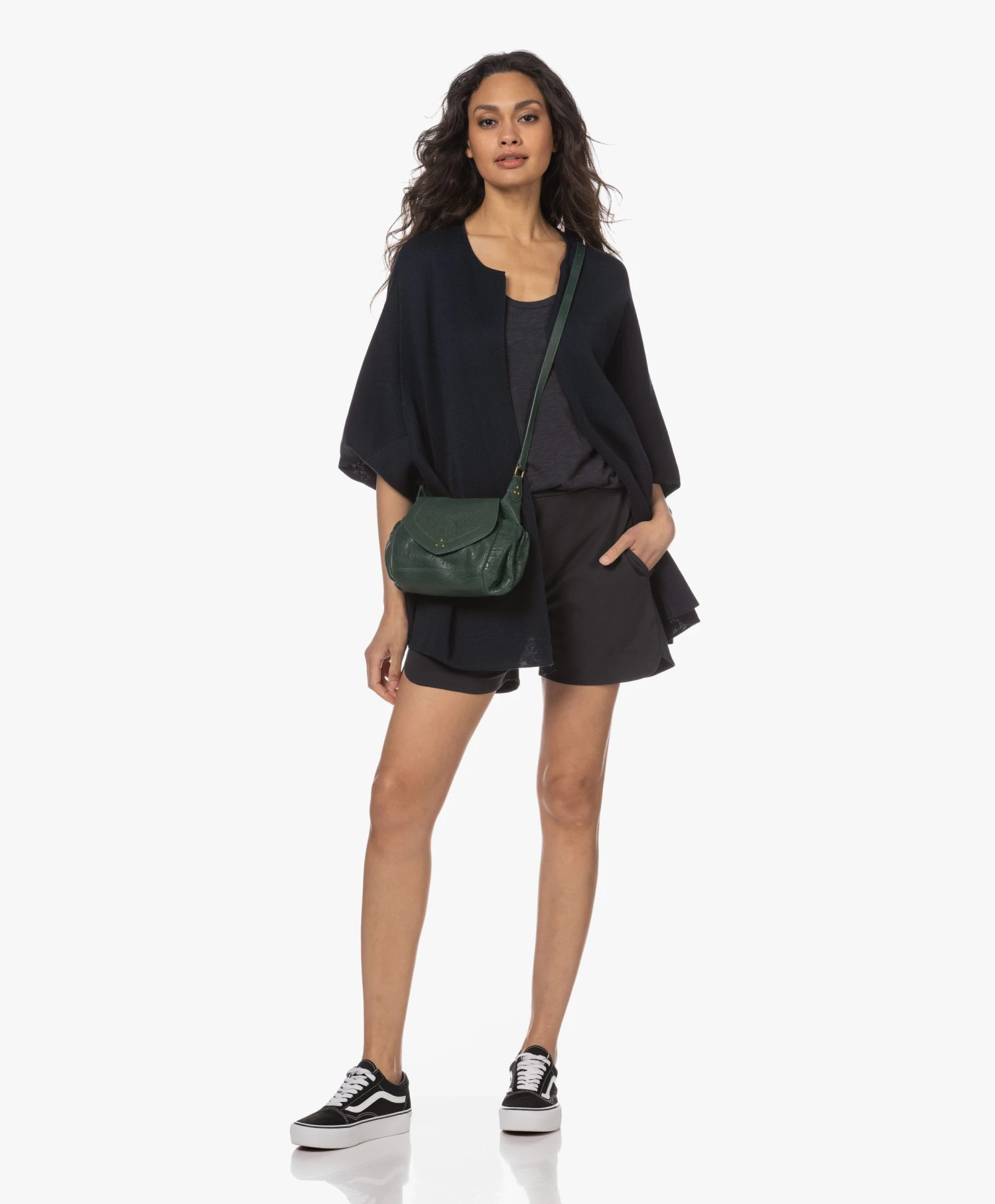 American Vintage Jacksonville U-Hals Tanktop - Navy 2 American Vintage Jacksonville U-Hals Tanktop - Navy - Afbeelding 2