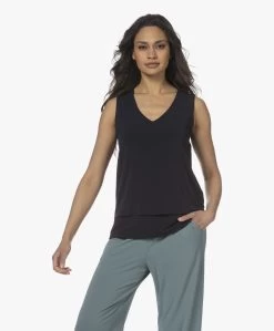 No Man'S Land Crêpe Jersey Blousetop - Dark Sapphire -Kleding Series Winkel 230321 4b384e45 bc3f 4ac2 9b61 5247e44ff3e4