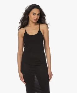 Humanoid Hadewych Jersey Spaghetti Jurk - Zwart -Kleding Series Winkel 230321 c3f3acd1 ced0 4603 a68a 436c4d56a054