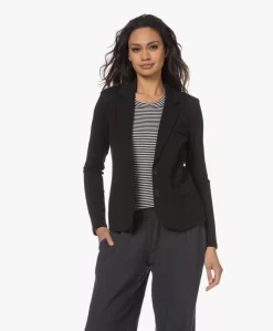Repeat Getailleerde Jersey Blazer - Zwart 20 Repeat Getailleerde Jersey Blazer - Zwart -Kleding Series Winkel 230328 42b94547 6453 447f 81e8 d9fc5c00ee29 scaled