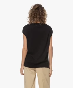 Closed Mouwloos Gebreid Linnenmix T-Shirt - Zwart -Kleding Series Winkel 230329 1b540e79 d5bb 4945 b9ff 8425c3cfd5b1 scaled