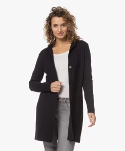 Belluna Clipper Gebreid Blazervest - Navy