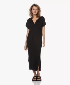 Resort Finest Rib Gebreide Katoenen Midi Jurk - Zwart -Kleding Series Winkel 230329 f4bf1d41 6d4d 4e34 9e6a 3f910ae689be scaled